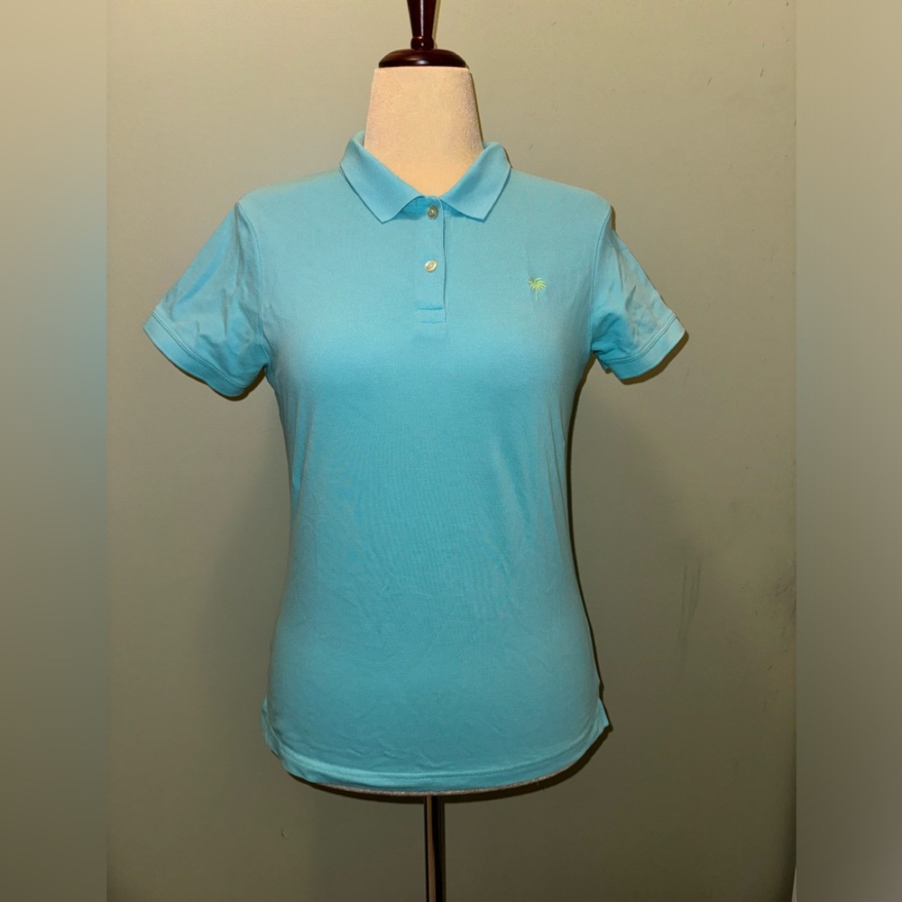 Lilly Pulitzer Classic Pique Polo Shirt-Sz Large- EUC